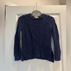 Banana Republic Navy Cable Knit Sweater XS
